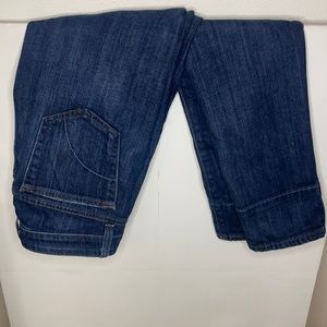 Dark Wash Straight Leg Jeans